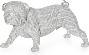 DEKORAČNÁ SOŠKA ELDO 28X14X17 CM STRIEBORNÁ