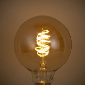 Sada 5 ks Inteligentné stmievateľné LED žiarovky E27 G95 Jantárová 4,9 W 320 lm 2500 K