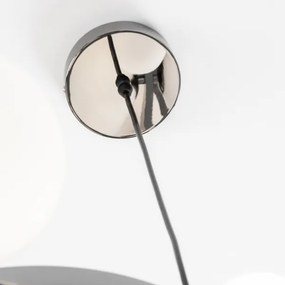 Brilagi - LED Luster na lanku MILLA 15xG9/3W/230V lesklý chróm/biela