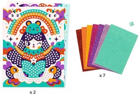 Kokeshi bábiky - mozaika