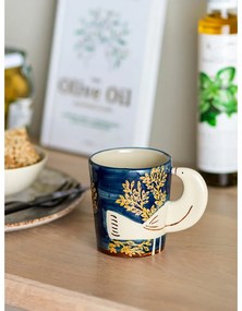 Modrý kameninový hrnček 260 ml Hezha – Bloomingville Mini