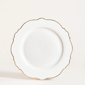 Dezertný tanier ELORIA biely 763670