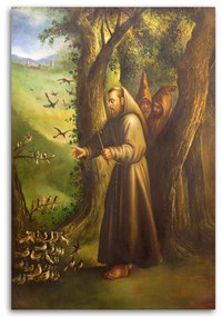 Gario Obraz na plátne Svätý František z Assisi Rozmery: 80 x 120 cm