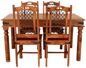 furniture-nabytek.cz - Jedálenský set z masívneho palisandrového dreva pre 4 osoby