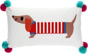 Detský vankúšik s prímesou bavlny 50x33 cm Sausage Dog – Rex London