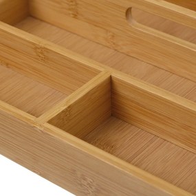 Bambusový organizér na príbory Casa Selección, 31 × 31 cm