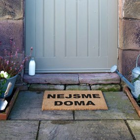 Rohožka z kokosového vlákna 40x60 cm Nejsme Doma – Artsy Doormats