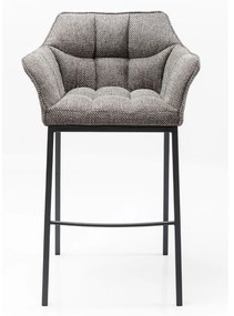 Thinktank Quattro barová stolička sivá