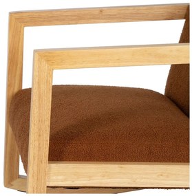 Hnedé hojdacie kreslo – Ixia