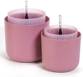 Plastia Samozavlažovací kvetináč Tolita Air ružová, pr. 19 cm, pr. 19 cm