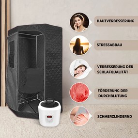 Prenosná parná sauna KPS90 90x90x190 cm (Tovar máme skladom, je možné ho odoslať ihneď. Tovar, ktorý je expedovaný na palete spoločnosťou GEIS je)