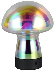 LED stolová lampa so skleneným tienidlom (výška 18 cm) Dooley – Trio