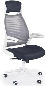 Kancelárske kreslo Franklin Biely/čierna/Šedá