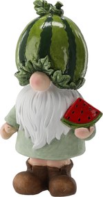 ZÁHRADNÁ FIGÚRKA – MELÓNOVÝ TRPASLÍK 26,5 x 17,5 x 45,5 CM *0340
