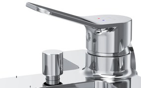 Vaňová a sprchová batéria AM.PM X-Joy FXA15000 s ručnou sprchou, chróm