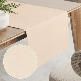 Biante Teflónový behúň na stôl TF-109 Svetlo krémový 20x120 cm