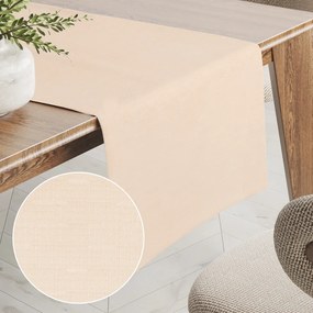 Biante Teflónový behúň na stôl TF-109 Svetlo krémový 20x180 cm