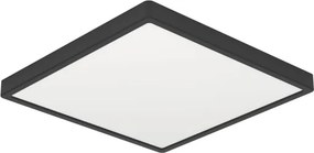 Eglo 901328 - LED kúpeľňové stropné svietidlo FUEVA LED/7W/230V 15x15 cm IP44 čierna
