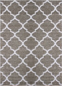 BE Koberec Lagos 1052 BEIGE – béžový obdĺžnikový Rozmer: 140x190 cm