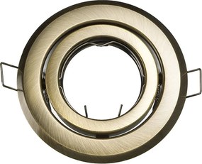 Halogenové stropníe svietidlo mosazné - pohyblivé pro patice GU10