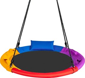 Hniezdo hojdačka s hlavovým vankúšom a madlami 100cm