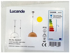Lucande Lucande - Luster na lanku LOURENCO 1xE27/60W/230V LW0486