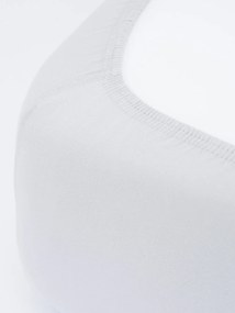 Jersey plachta do postieľky Classic 70 x 140 cm – svetlo sivá