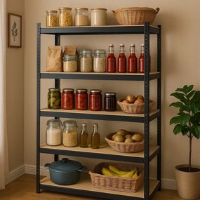 Ekspand Regál čierny 180x90x40cm