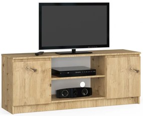 Stolík pod TV RTV 140 2D 1P dub artisan