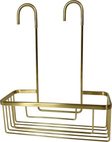 Gedy Gedy, SMART Polica do sprchy závesná, na batériu, 300x375x120 mm, zlatá matná, 248988