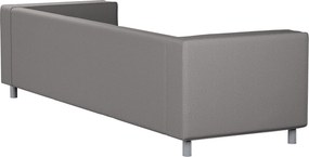 Poťah na sedačku Klippan (pre 4 osoby) farba produktu sivá látka zapletaná