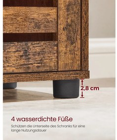 VASAGLE Kúpeľňová skrinka SONGMICS BBK160X01