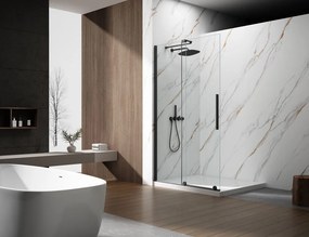 Gelco Gelco, SPIRIT BLACK obdĺžniková sprchová zástena 1100x800mm L/P varianta, GI1011BGI3580B