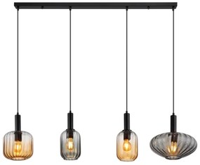 Globo 15719-4 - Závesný luster VALLETTA na lanku 4xE27/60W/230V