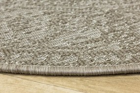 Obojstranný koberec BRUSSELS 205989/10610 béžový / krémový kruh