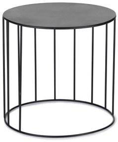 SADA 3x Stojan na kvety LOFT čierna