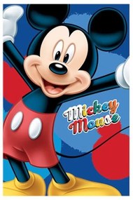 Detská fleecová / flísová deka Mickey Mouse - Disney - 100 x 140 cm