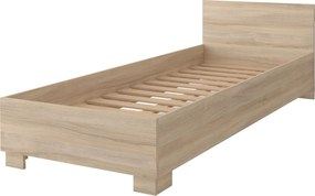 Posteľ ORVILLE 200x90 cm - dub sonoma