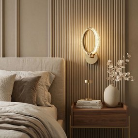 Toolight Rea, NÁSTENNÉ LED SVIETIDLO G174-W GOLD, OSW-07818