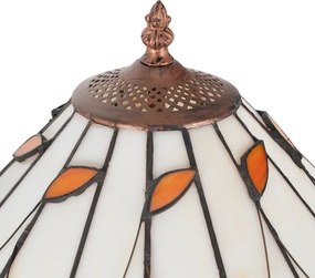Brilagi - Tiffany vitrážová stojacia lampa FOLIA 2xE27/60W/230V
