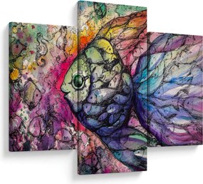 Obraz - Farebná rybička (90x60 cm)