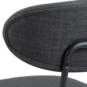 Antracitové jedálenské stoličky v súprave 2 ks Denise – Actona