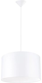 Sollux SL.1404 - Luster na lanku NOVA 1xE27/15W/230V pr. 40 cm biela