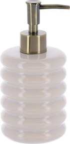 Dávkovač mydla Olive, béžová/so zlatými prvkami, 400 ml