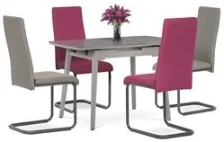 Autronic BONTEC Jedálenská stolička, modrá, látka, DCL-400 BLUE2 Farba: Šedá