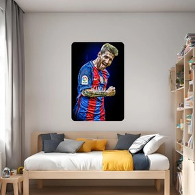 60x90cm MESSI 2 - textilná nálepka na stenu