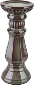 Keramický svietnik Yarine 25,5 cm fialový/zelený