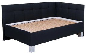 Čalúnená posteľ s úložným priestorom bez matraca MARIA PETITE 120x200 cm antracit