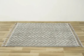 Koberec Berber 7059 l.3D jasný sivý