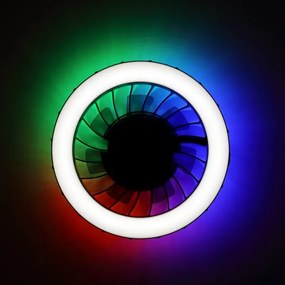 Brilliant - LED RGBW stropný ventilátor FANORA LED/30W/230V + DO